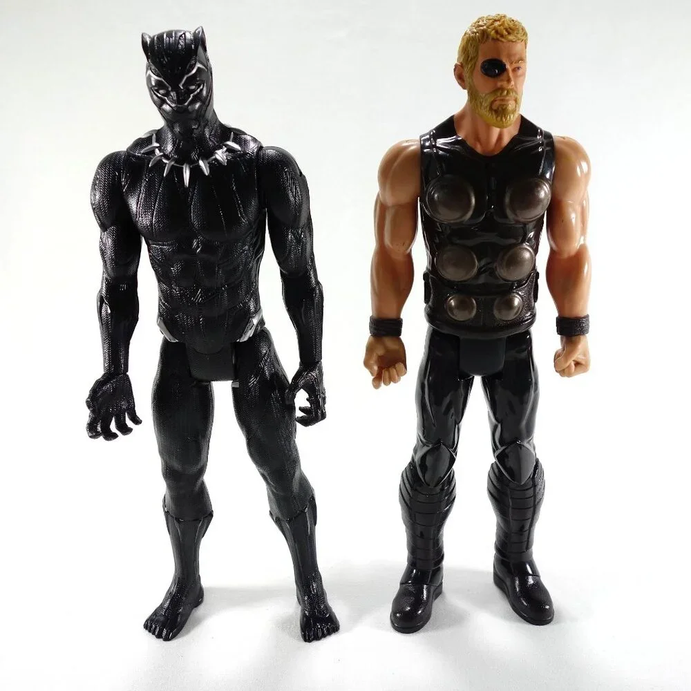 Marvel Infinity War Titan Hero‎ Series Thor & Black Panther Loose Action Figures